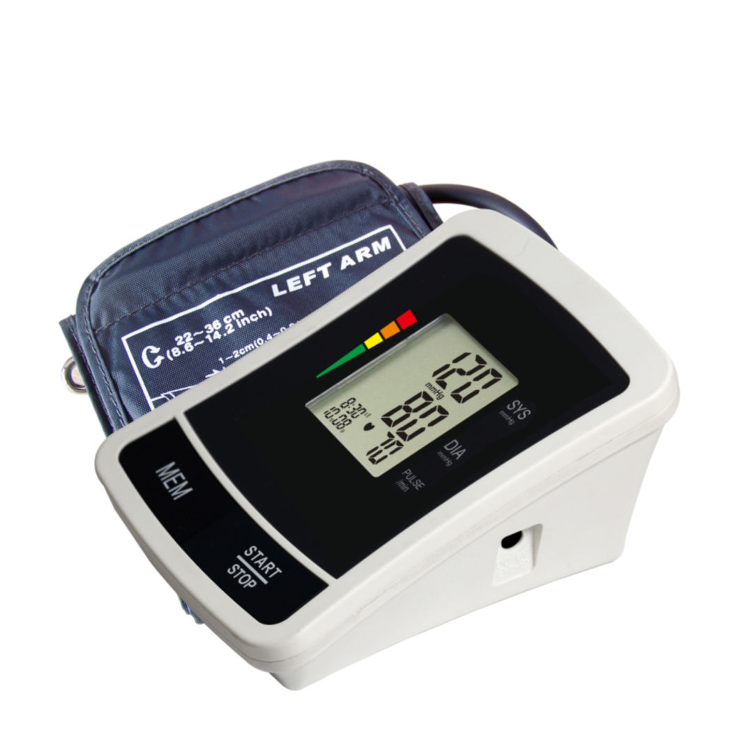 Automatic Digital Upper Arm Blood Pressure Monitor with Cuff, Ce Approved