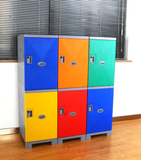 Plastic Shcool or Office Public Bookcase or File Cabinet
