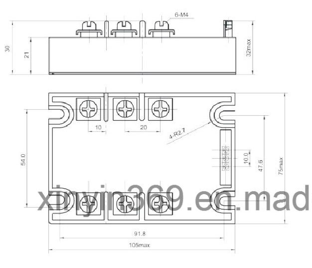 AC Input Three Phase Motor Control Module, Motor Reversing SSR Solid State Relay