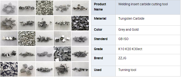 Welding Insert Carbide Cutting Tool