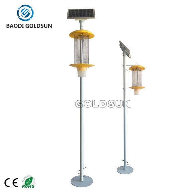 Solar Pest Control Light / Frequency Oscillation Pest-Killing Lamp / Solar Insect Killer Light /Electric Mosquito Killer