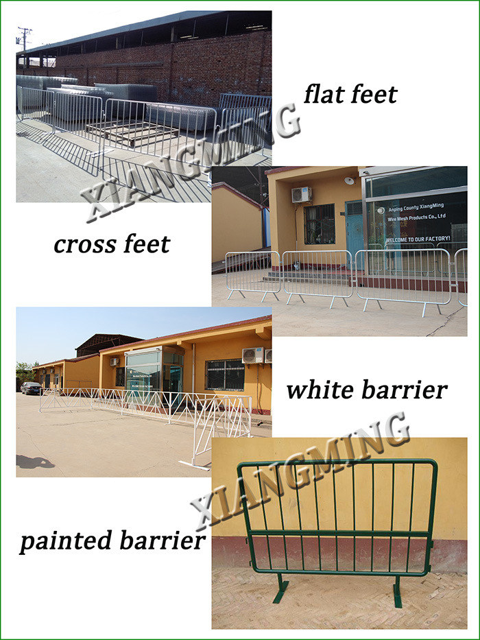 PVC Coated Chain Link Crowd Control Barrier Fence