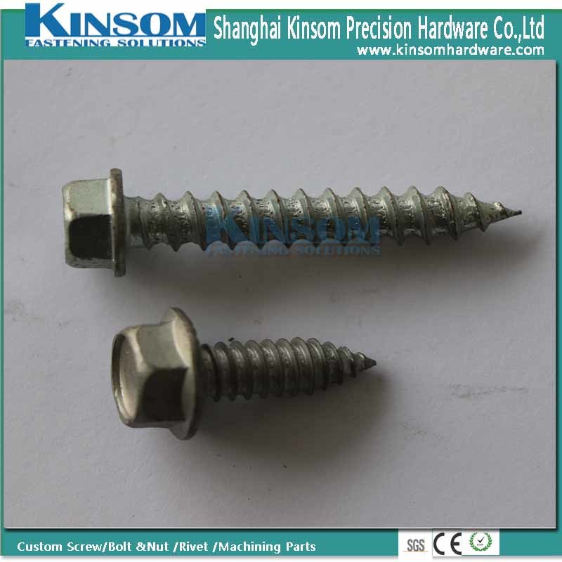 Hex Flange Sharp Drill Point Ab Thread Type Steel Self Tapping Screw