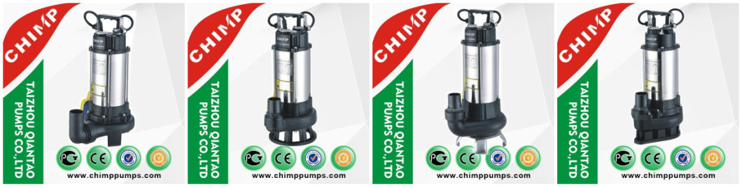 V1300d Sewage Submersible Single Phase Motor Water Pump