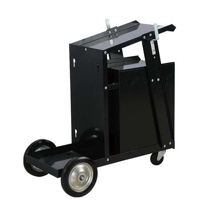 Industrial Metal Trolley Tool Box Hand Push Movable Drawer Cart