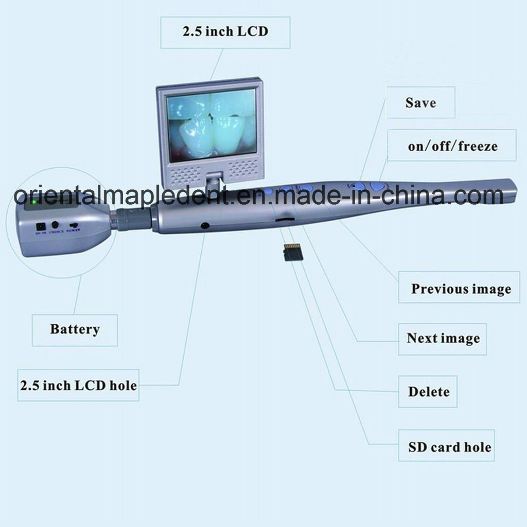 Wireless Dental Intra Oral Camera with SD Card, Video Output