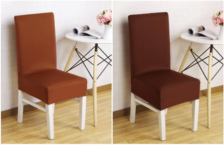 Stretch Removable Washable Short Dining Chair Protector Seat Cover Slipcover