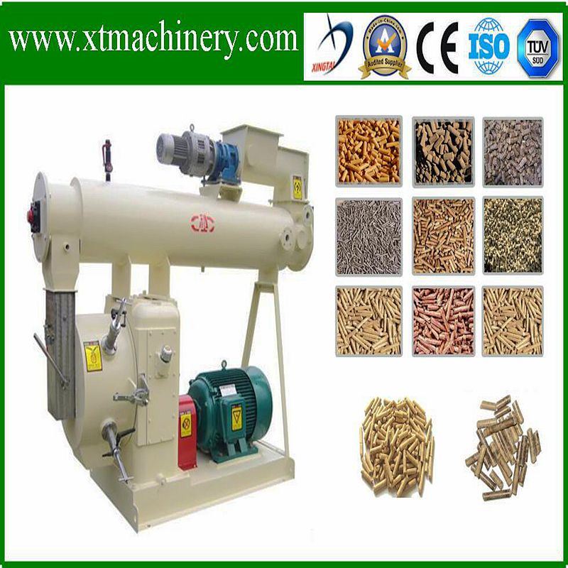 Auto-Mixing, Auto Feeding Horizental Pellet Machine for Biomass Fuel