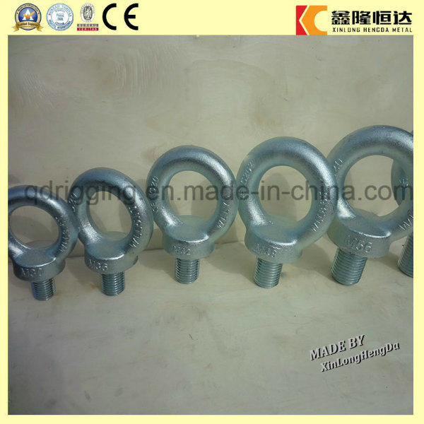Carbon Steel Drop Forged Galvanized Lifting DIN580 Eye Bolt