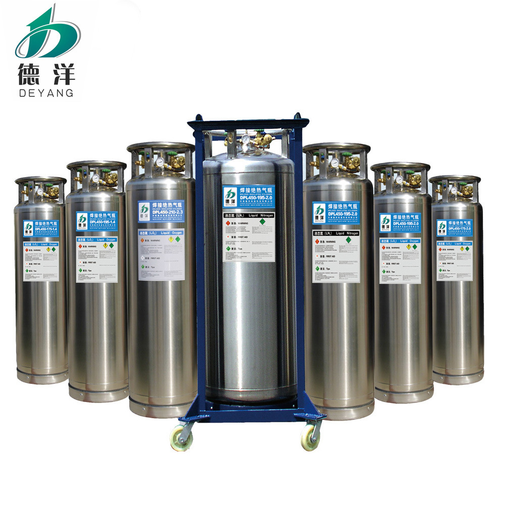 Cryogenic Liquid Nitrogen Mini LNG Gas Cylinder