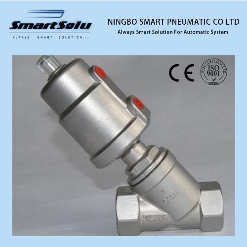 Flange Type Pneumatic Angle Seat Valve