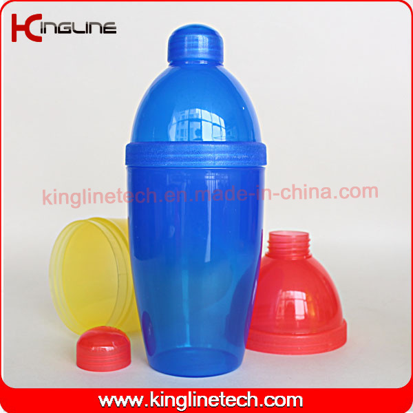 Any color 550ml plastic cocktail shaker OEM (KL-3020)