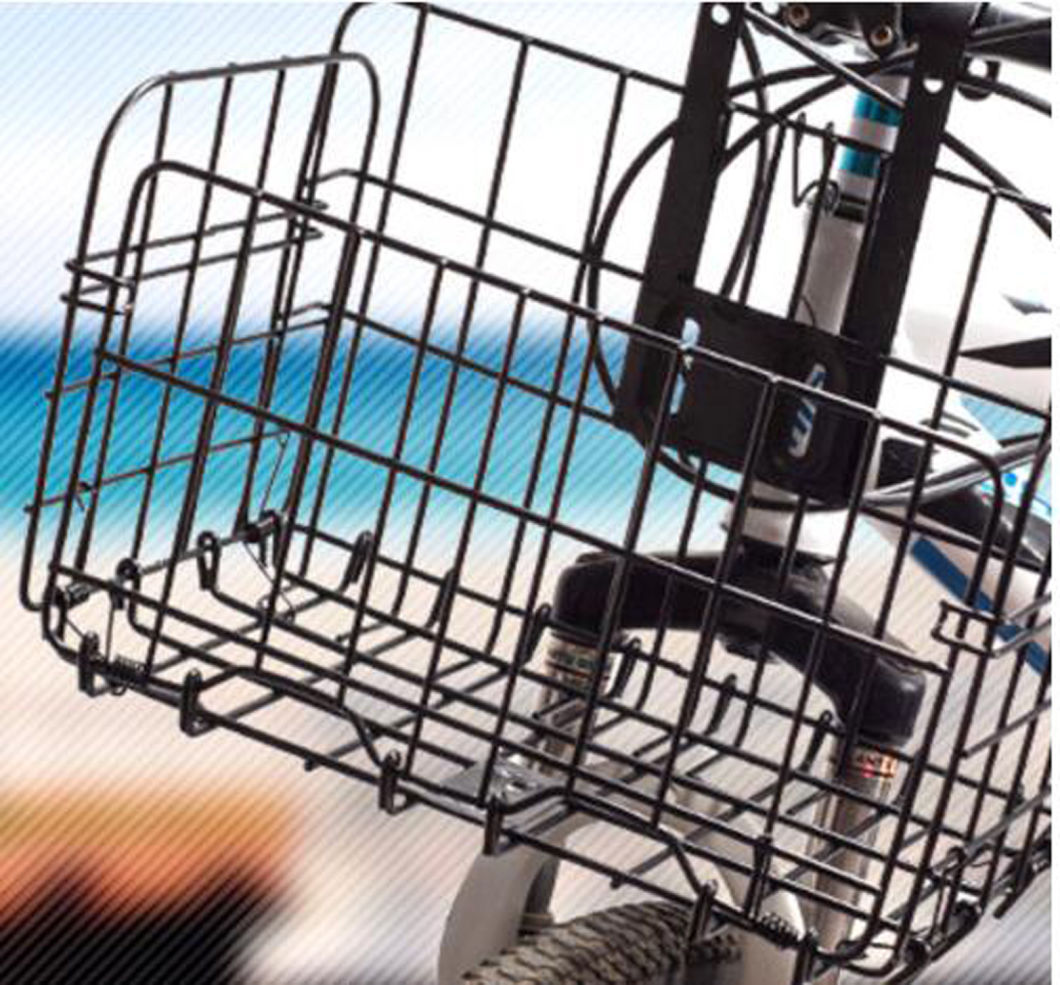 Strong Steel Metal Foldable Bike Basket