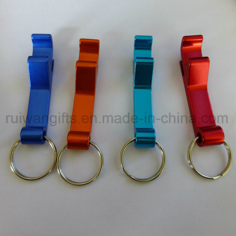 Aluminum Can Opener Beer Bottle Opener with Keyring