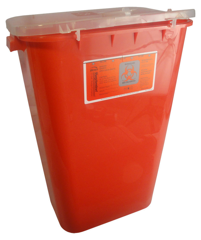 Sharps Container Free Samples Red Disposal Containers 11 Gal