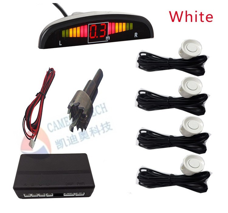 High Quality Car Rear LED Parking Sensor with 4/8 Sensors