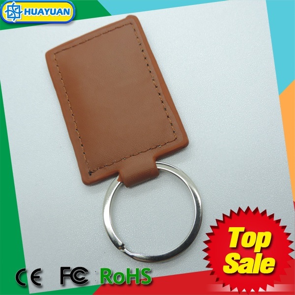 Good Look! ! Good quality T5577/TK4100 RFID Leather Keychain