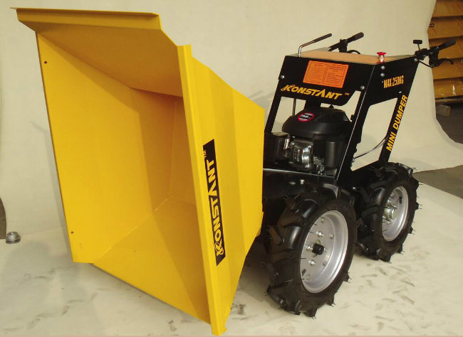 6.5HP Loncin Engine High Quaity Mini Dumper Power Wheel Barrow