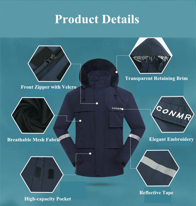 Waterproof Firemen Rain Suit for Rescue (QF-009)