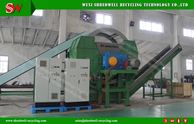 Double Shaft Tyre Cutting Machine for Truck/Car/Passenger/Van/Mining/OTR Tyre