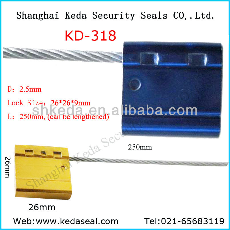 Cable Seal, Cargo Seal for Rail Car Doors, Containers (KD-318)