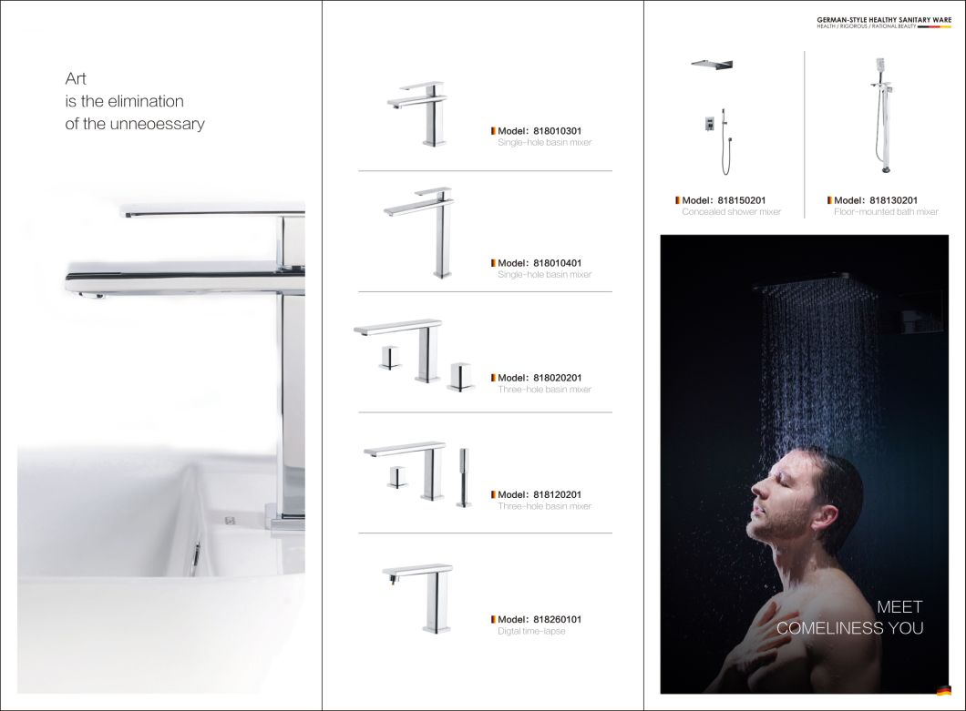 Germany Design Free Standing Bathtub Faucet 818130201