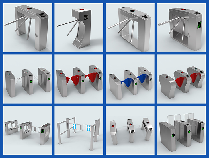 Hot! 304ss Automator Gates for Pedestrian Access Control