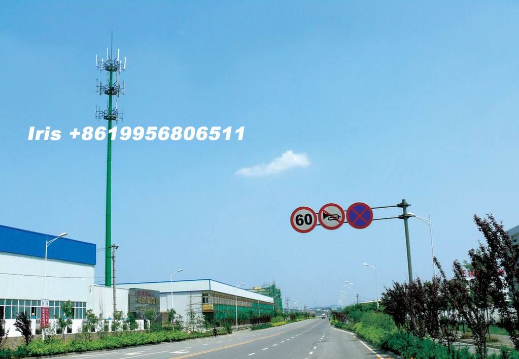 Mingzhu Factory Price Steel Pipe Power Transmission Line Monopole Tower