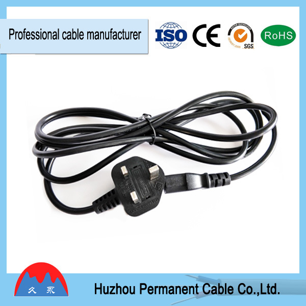 UK Power Extension Cord BS Power Cord with Fuse