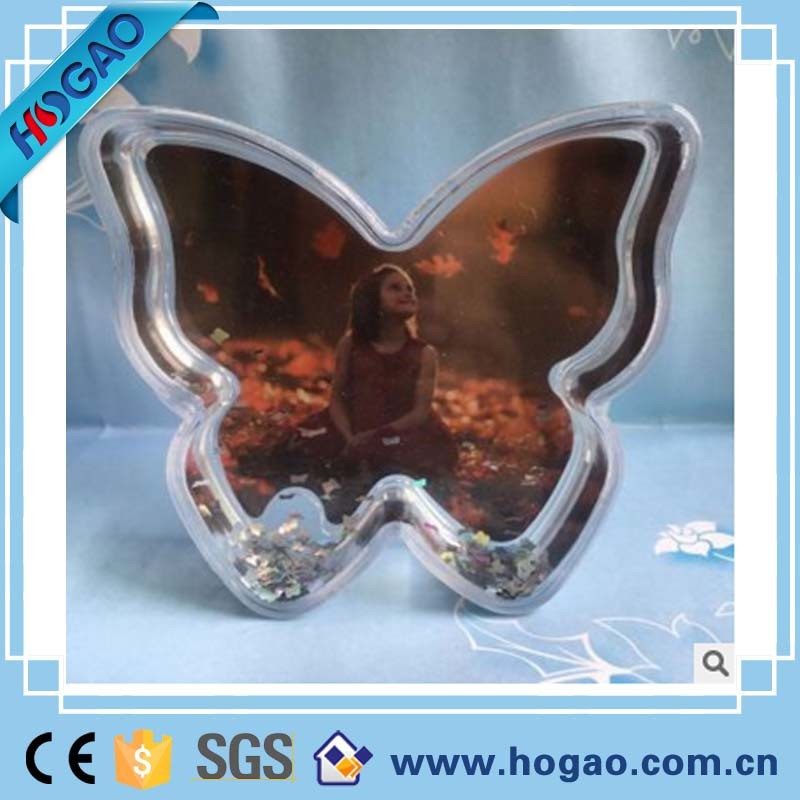 Manufacturers Selling Acrylic Contracted Modern Crystal Apple Picture Frames Plastic Snow Globe