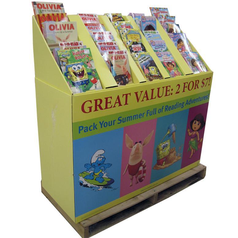 Best Seller Cardboard Stands Paper Pallet Custom Pop Displays