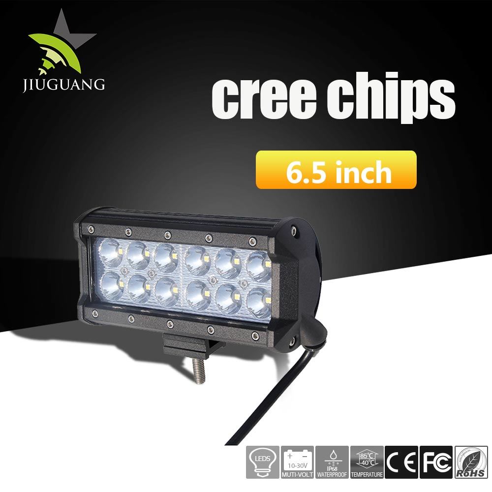 Dual Row 6000K 36W Cheap LED Light Bars for Jeep Truck Offroad