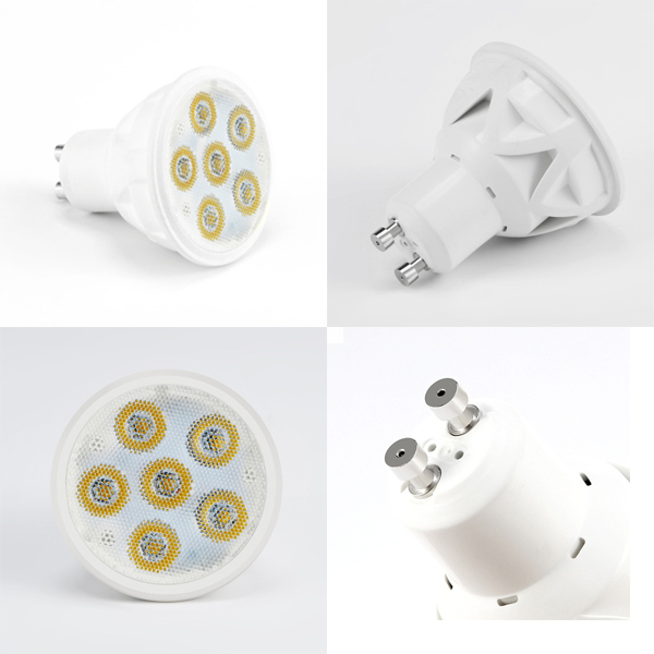 Lohas GU10 LED Dimmable Light Bulbs (50W Halogen Bulb Equivalent) 6W LED Spot Light for Home Decoration