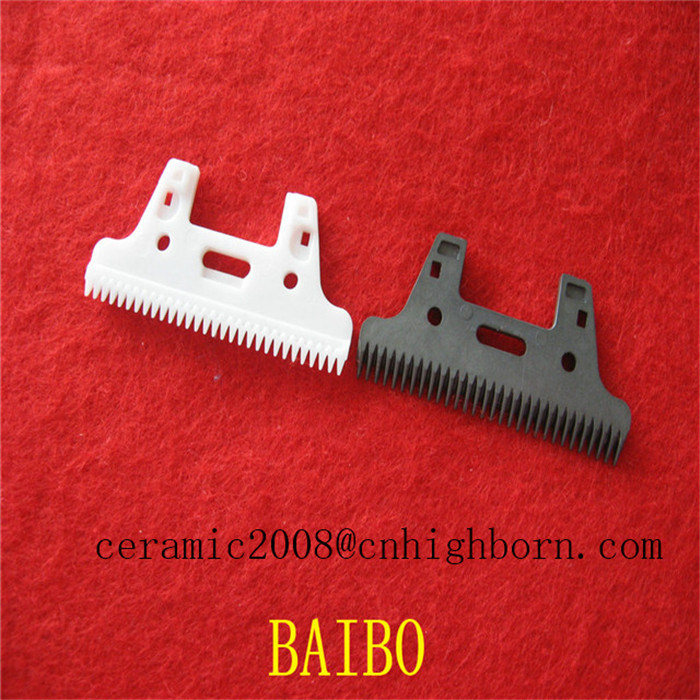 Black White Zro2 Ceramic Cutter Blade with Haircut and Shaving