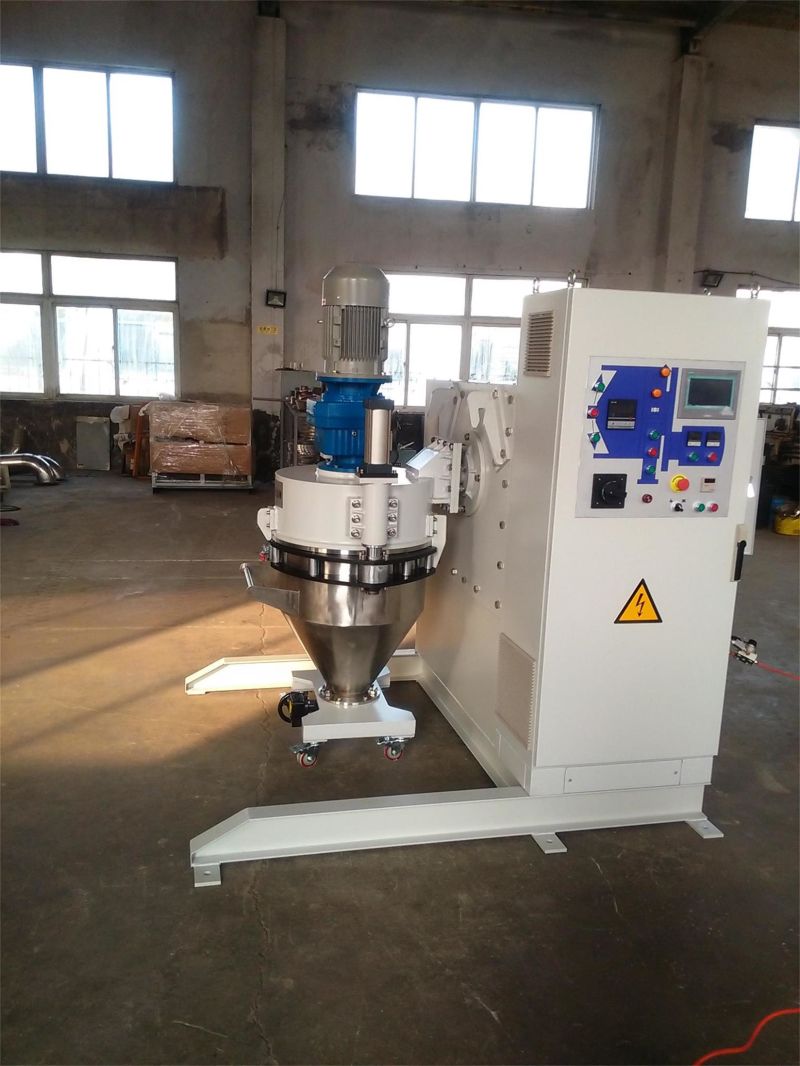 Small Batch Mixing Single Arm Container Mixer for Powder Coatings