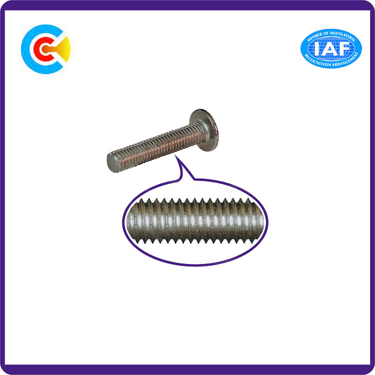 Galvanized Grub Screw Socket Cap Screw Button Head Screw