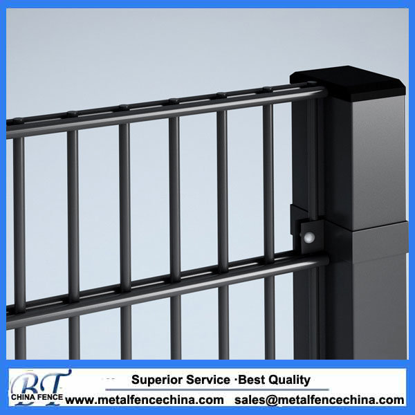 Powder Coated Metal Double Wire Mesh Fence