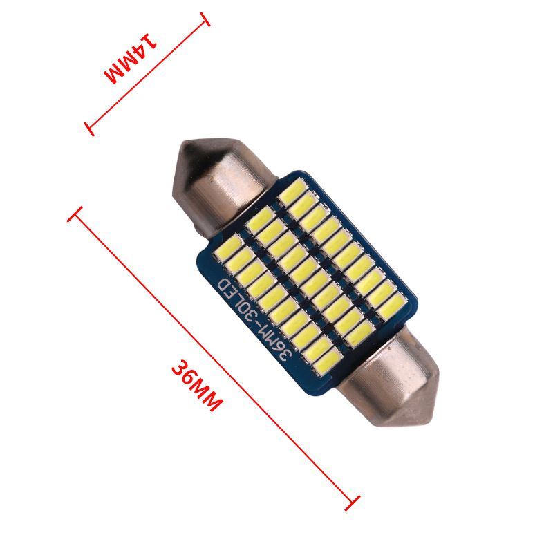 Festoon 30SMD/ 36SMD 3014 LED Reading Light Car LED Festoon 36mm 39mm 41mm C5w LED Dome Light Automobile Bulbs Lamp