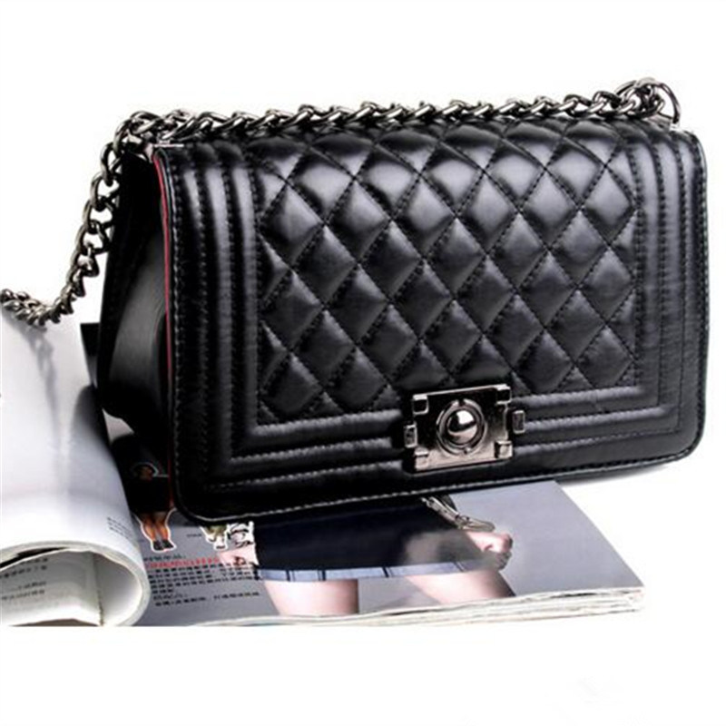 Sling Shoulder Bag Women Bag Mini Lattice Chain Bag (GB#CE0610#)