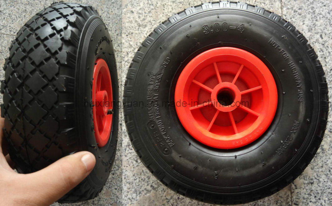 4.00-8 Solid Rubber PU Foam Wheel for Wheelbarrow