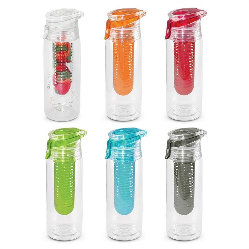 Custom Plastic Fruit Lemon Infused Water Bottles (BPA Free)