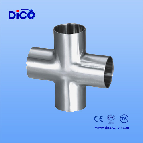 304/316L Food Grade Stainless Steel Sanitary Welded Cross