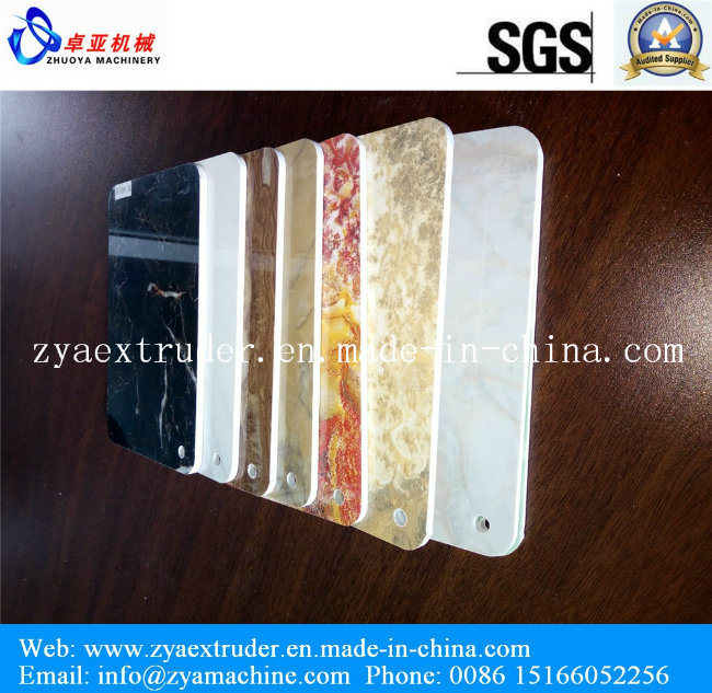 PVC Artificial Marble Board/ Imitated Decorative Wall Panel Extruder Machine