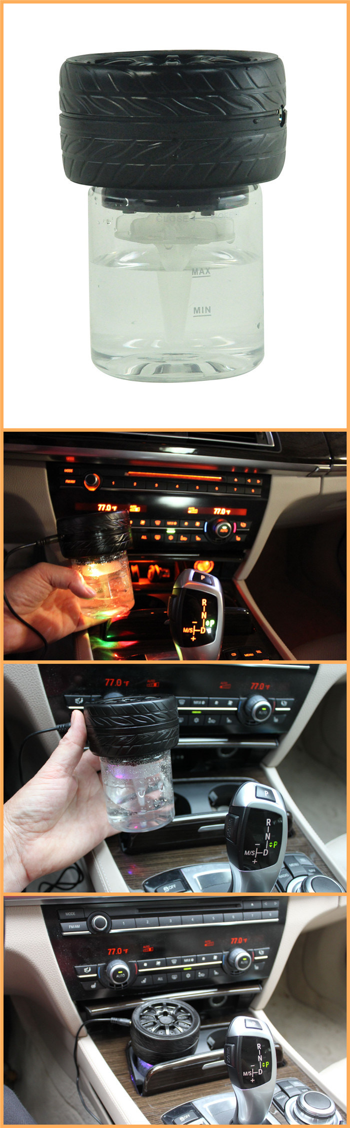 Aromatherapy USB Car Air Cleaner
