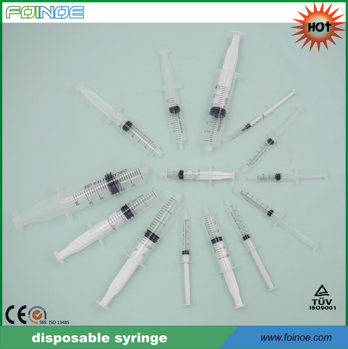 Disposable Plastic Dental Syringe with Needle