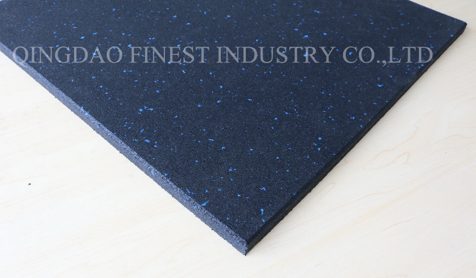 15mm Thick Rubber Gym Flooring Mats for Crossfit Fitness