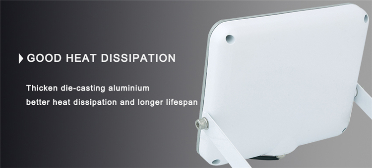 CRI>70 Aluminium Housing 50W 2700-7000k iPad Style Floodlight LED