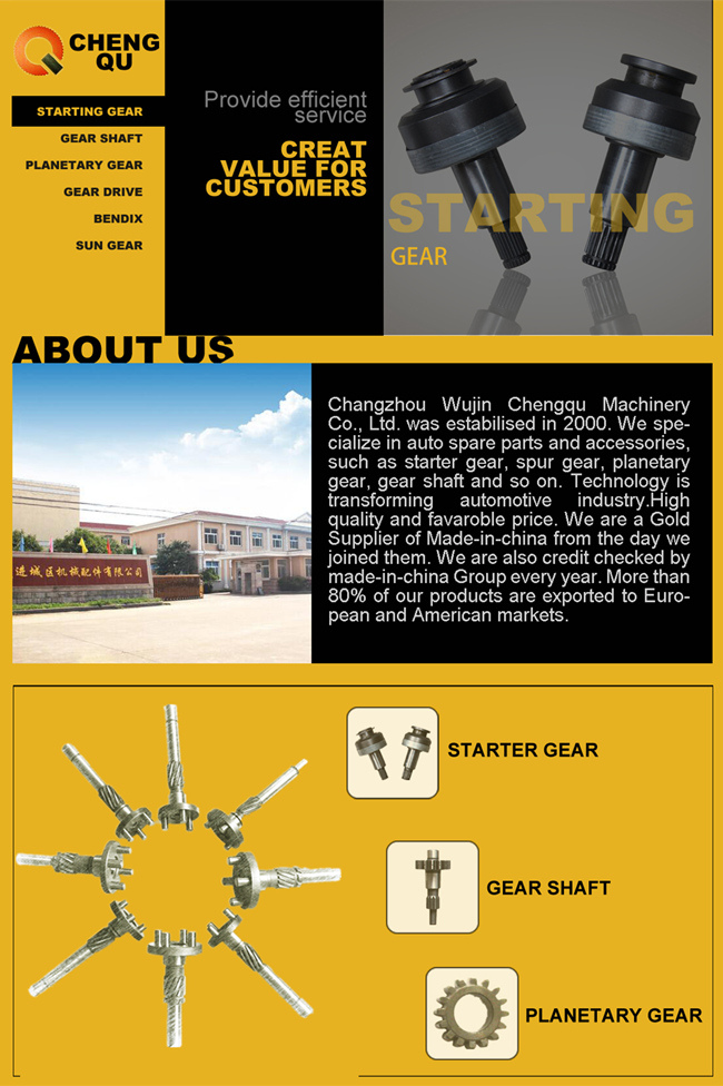 Spur Drive Transmission Sun Planetary Gears for CNC Machinery