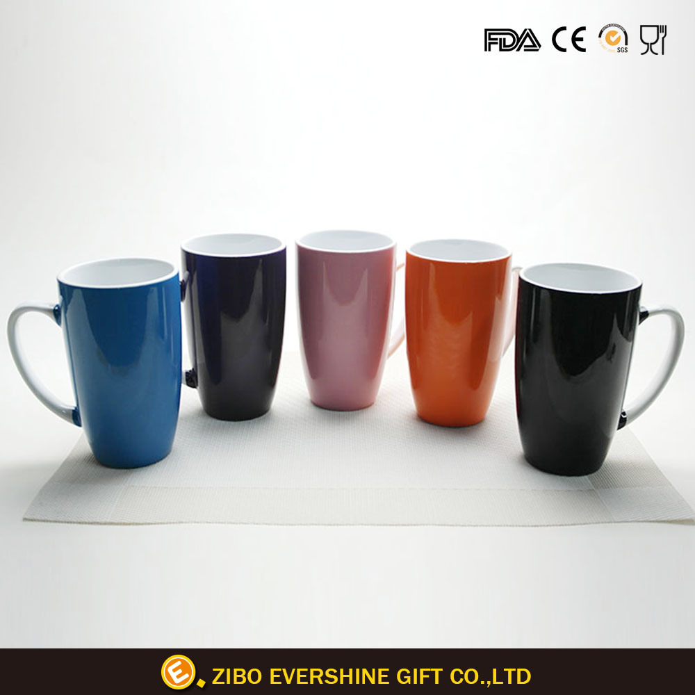 Colored Coffee Cup Promotion Sublimation Ceramic Mug