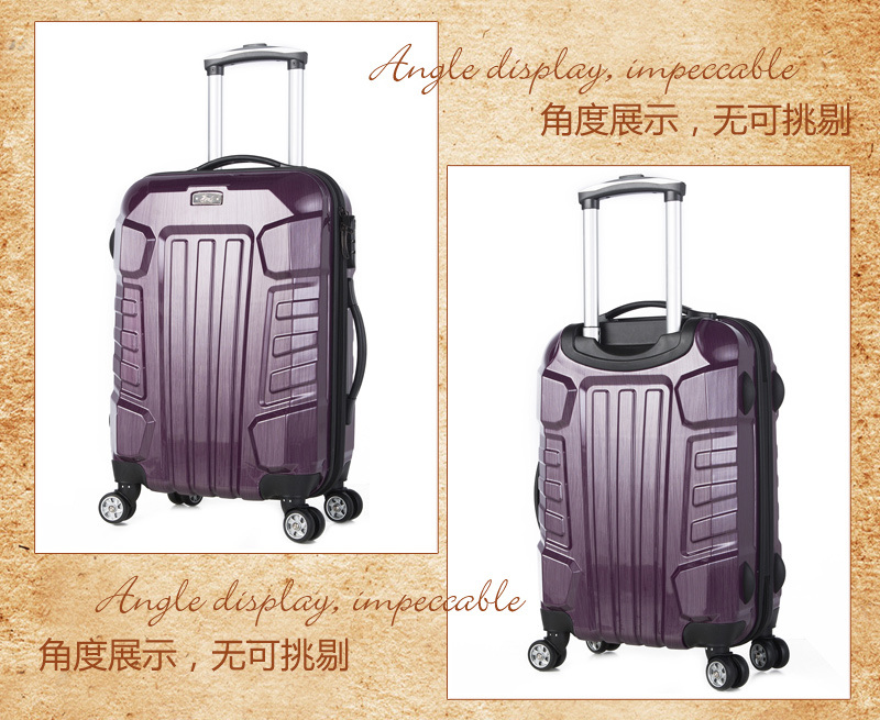 Newest Trolley Luggage ABS Luggage Hardshell Travel Luggage 20